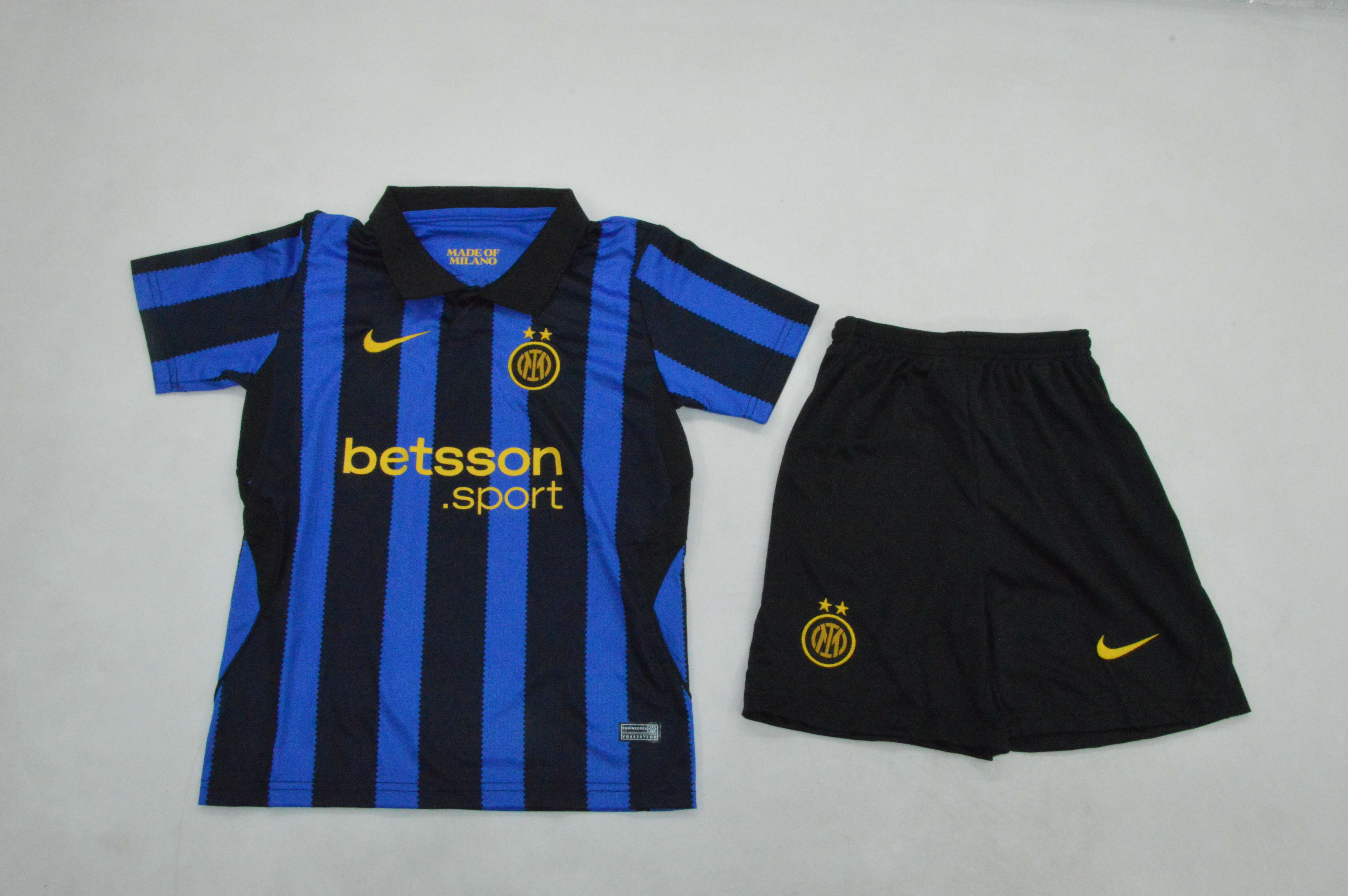 Kids-Inter Milan 26/27 Home Soccer Jersey